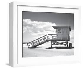 Santa Monica Beach-null-Framed Art Print