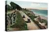 Santa Monica, California - View of the Palisades-Lantern Press-Stretched Canvas