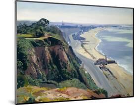 Santa Monica from Above the Palisades-Emil Kosa, Sr-Mounted Art Print