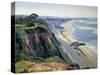 Santa Monica from Above the Palisades-Emil Kosa, Sr-Stretched Canvas