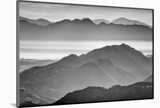 Santa Monica Mountains Nra, Los Angeles, California-Rob Sheppard-Mounted Photographic Print