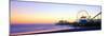 Santa Monica Pier at Sunset, California-null-Mounted Photographic Print