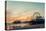 Santa Monica Pier at Sunset, Los Angeles-Oneinchpunch-Stretched Canvas