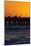 Santa Monica Pier at Sunset, Santa Monica, Los Angeles, California-David Wall-Mounted Photographic Print