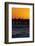 Santa Monica Pier at Sunset, Santa Monica, Los Angeles, California-David Wall-Framed Photographic Print