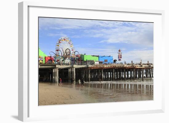 Santa Monica Pier, Pacific Park, Santa Monica, Los Angeles, California, Usa-Wendy Connett-Framed Photographic Print