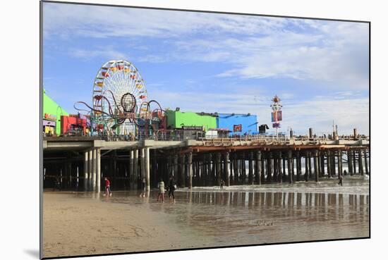 Santa Monica Pier, Pacific Park, Santa Monica, Los Angeles, California, Usa-Wendy Connett-Mounted Photographic Print