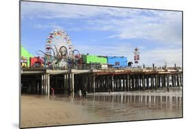 Santa Monica Pier, Pacific Park, Santa Monica, Los Angeles, California, Usa-Wendy Connett-Mounted Photographic Print