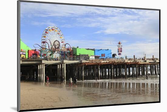 Santa Monica Pier, Pacific Park, Santa Monica, Los Angeles, California, Usa-Wendy Connett-Mounted Photographic Print