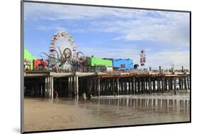 Santa Monica Pier, Pacific Park, Santa Monica, Los Angeles, California, Usa-Wendy Connett-Mounted Photographic Print