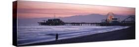 Santa Monica Pier Santa Monica, CA-null-Stretched Canvas