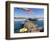 Santa Monica Pier, Santa Monica, California, USA-Ethel Davies-Framed Photographic Print