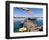 Santa Monica Pier, Santa Monica, California, USA-Ethel Davies-Framed Photographic Print