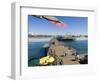 Santa Monica Pier, Santa Monica, California, USA-Ethel Davies-Framed Photographic Print