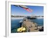 Santa Monica Pier, Santa Monica, California, USA-Ethel Davies-Framed Photographic Print