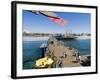 Santa Monica Pier, Santa Monica, California, USA-Ethel Davies-Framed Photographic Print