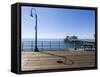 Santa Monica Pier, Santa Monica, California, USA-Ethel Davies-Framed Stretched Canvas