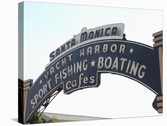Santa Monica Pier, Santa Monica, Los Angeles, California, United States of America, North America-Wendy Connett-Stretched Canvas