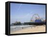 Santa Monica Pier, Santa Monica, Los Angeles, California, United States of America, North America-Wendy Connett-Framed Stretched Canvas