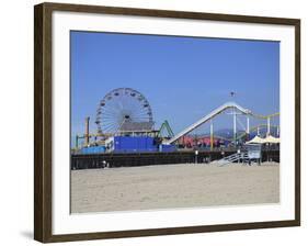 Santa Monica Pier, Santa Monica, Los Angeles, California, United States of America, North America-Wendy Connett-Framed Photographic Print