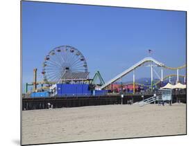 Santa Monica Pier, Santa Monica, Los Angeles, California, United States of America, North America-Wendy Connett-Mounted Photographic Print