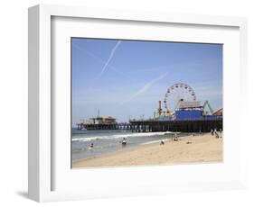 Santa Monica Pier, Santa Monica, Los Angeles, California, United States of America, North America-Wendy Connett-Framed Photographic Print