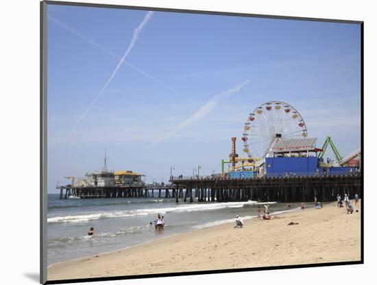 Santa Monica Pier, Santa Monica, Los Angeles, California, United States of America, North America-Wendy Connett-Mounted Photographic Print