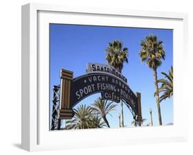 Santa Monica Pier, Santa Monica, Los Angeles, California, Usa-Wendy Connett-Framed Photographic Print