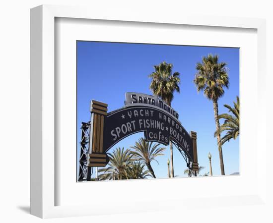 Santa Monica Pier, Santa Monica, Los Angeles, California, Usa-Wendy Connett-Framed Photographic Print