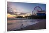 Santa Monica Pier, Santa Monica, Los Angeles, California, USA-Mark A Johnson-Framed Photographic Print