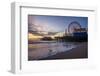 Santa Monica Pier, Santa Monica, Los Angeles, California, USA-Mark A Johnson-Framed Photographic Print