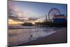 Santa Monica Pier, Santa Monica, Los Angeles, California, USA-Mark A Johnson-Mounted Photographic Print