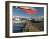 Santa Monica Pier, Santa Monica, Los Angeles, California-Walter Bibikow-Framed Photographic Print