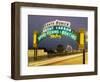 Santa Monica Pier Sign Santa Monica CA-null-Framed Photographic Print