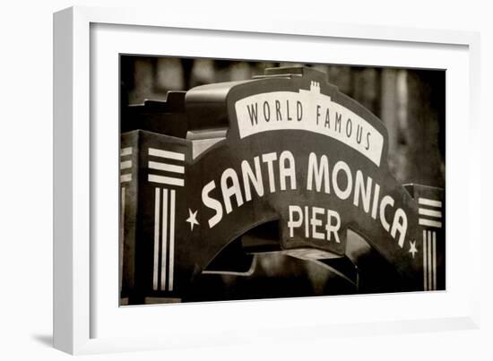 Santa Monica Pier-Kimberly Allen-Framed Art Print