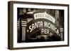 Santa Monica Pier-Kimberly Allen-Framed Premium Giclee Print