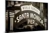 Santa Monica Pier-Kimberly Allen-Mounted Premium Giclee Print