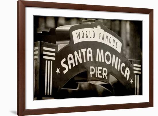 Santa Monica Pier-Kimberly Allen-Framed Art Print