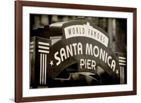 Santa Monica Pier-Kimberly Allen-Framed Art Print