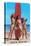 Santa Monica Surfer Girls-null-Stretched Canvas