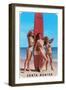 Santa Monica Surfer Girls-null-Framed Art Print