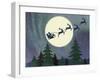 Santa Moon-Erin Clark-Framed Giclee Print