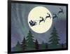 Santa Moon-Erin Clark-Framed Giclee Print