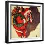 Santa Not a Creature-null-Framed Giclee Print