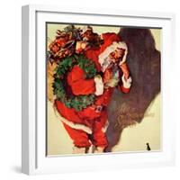 Santa Not a Creature-null-Framed Giclee Print