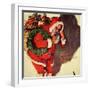 Santa Not a Creature-null-Framed Giclee Print