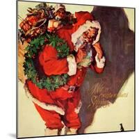 Santa Not a Creature-null-Mounted Giclee Print