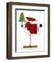 Santa on a Stick-Debbie McMaster-Framed Giclee Print