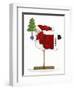 Santa on a Stick-Debbie McMaster-Framed Giclee Print