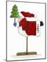 Santa on a Stick-Debbie McMaster-Mounted Giclee Print